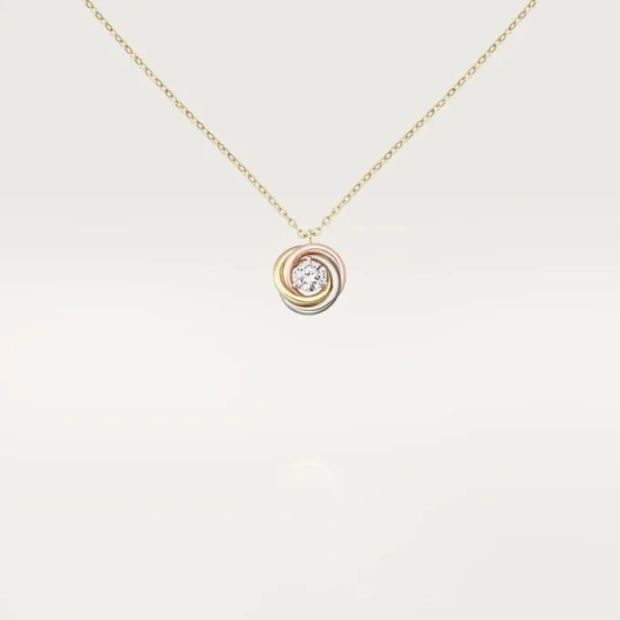 Colgante Trinity, 1 diamante