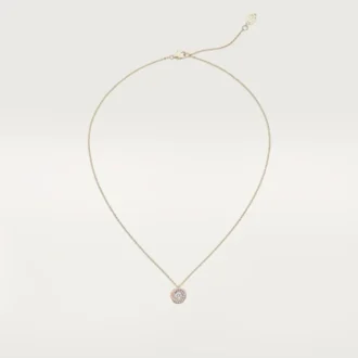 Colgante Trinity, 1 diamante, pavé