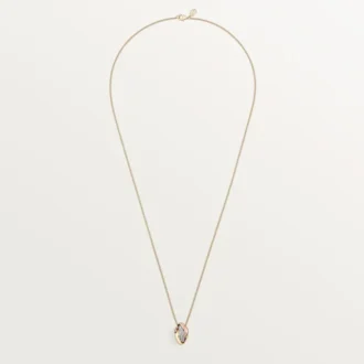 Colgante Trinity, forma cojín, semipavé