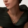 Colgante Trinity, modelo grande, pavé