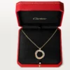 Colgante Trinity, modelo grande, semipavé