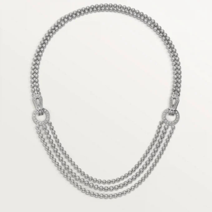 Collar Agrafe, diamantes de talla brillante, pavé