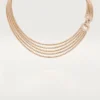 Collar Agrafe, modelo pequeño, semipavé