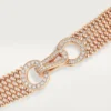 Collar Agrafe, modelo pequeño, semipavé