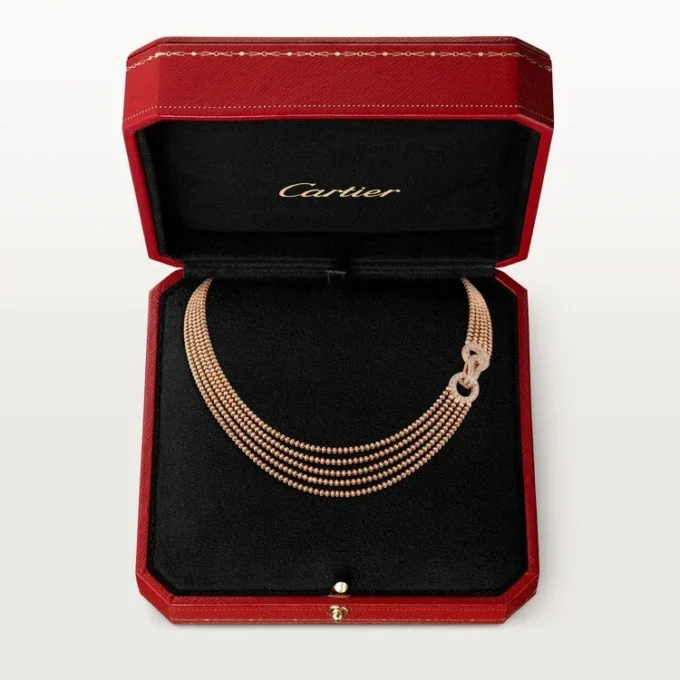 Collar Agrafe, modelo pequeño, semipavé