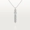 Collar Agrafe – Oro blanco, diamantes – Cartier
