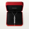 Collar Agrafe – Oro blanco, diamantes – Cartier