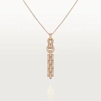 Collar Agrafe – Oro rosa, diamantes – Cartier
