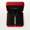 Collar Agrafe – Oro rosa, diamantes – Cartier