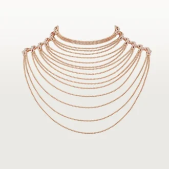 Collar Agrafe, semi-pavé