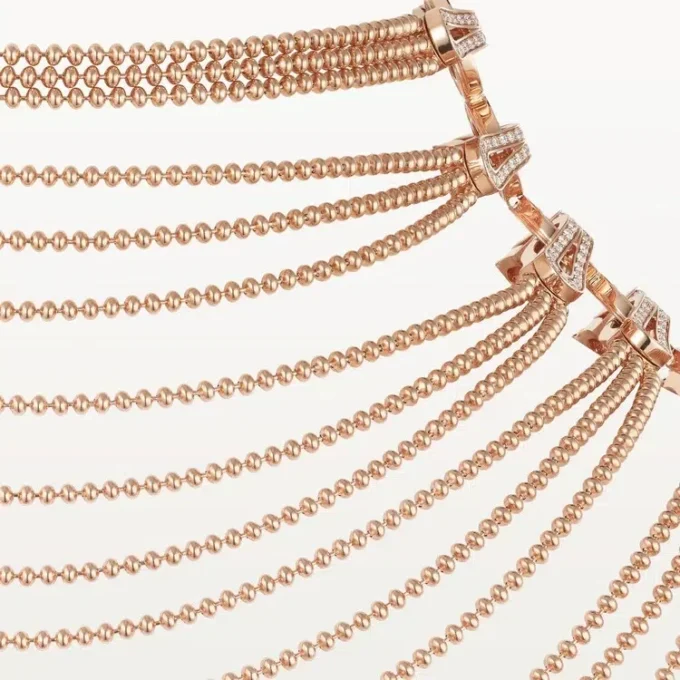 Collar Agrafe, semi-pavé