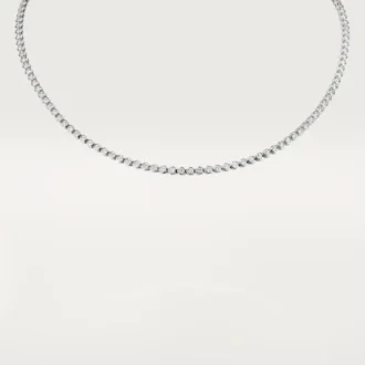 Collar C de Cartier – Oro blanco, diamantes – Cartier