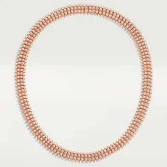 Collar Clash de Cartier, flexible, doble fila, pavé