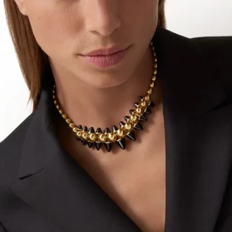Collar Clash De Cartier, flexible, modelo extragrande, ónix