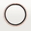 Collar Clash De Cartier, flexible, ónix, modelo extragrande, diamantes