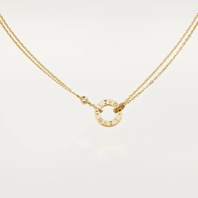 Collar con colgante Love Diamond, oro amarillo | Cartier EE. UU.