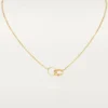 Collar con colgante y cadena Love en oro amarillo | Cartier EE. UU.