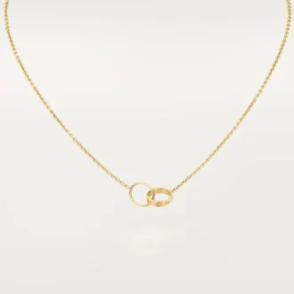 Collar con colgante y cadena Love en oro amarillo | Cartier EE. UU.