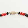 Collar de alta joyería – Oro rosa, coral, ónix, laca negra, diamantes – Cartier