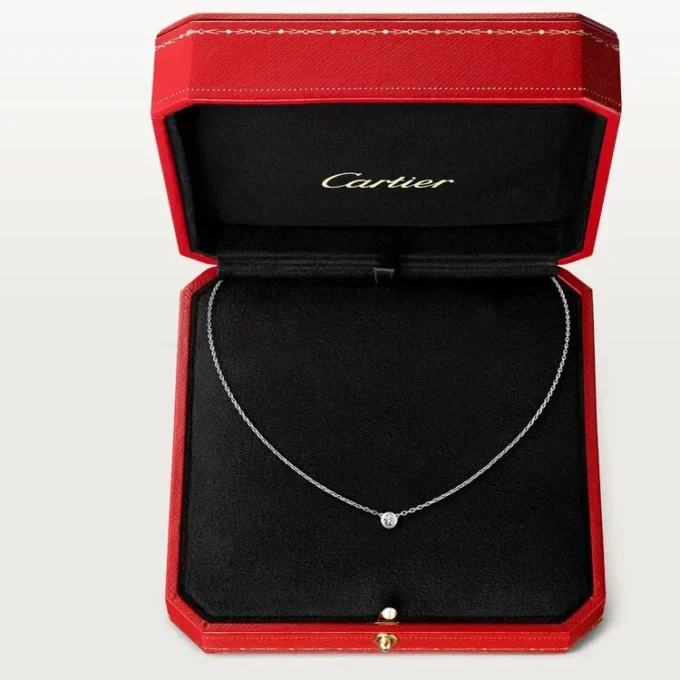 Collar Diamants Legers, Lm – Oro blanco, Diamante – Cartier
