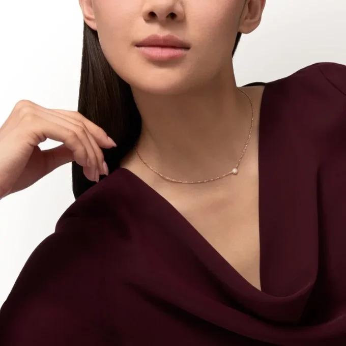 Collar Diamants Légers, Lm – Oro rosa, Diamante – Cartier