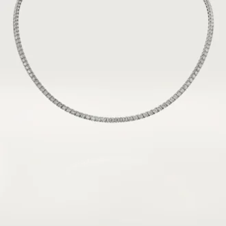 Collar Essential Lines – Oro blanco, diamantes – Cartier