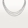Collar Essential Lines – Oro blanco, diamantes – Cartier
