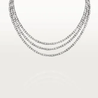 Collar Essential Lines – Oro blanco, diamantes – Cartier