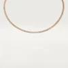 Collar Essential Lines – Oro rosa, diamantes – Cartier