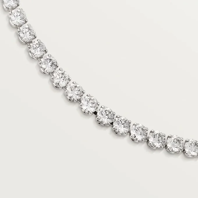 Collar Essential Lines – Platino, diamantes – Cartier