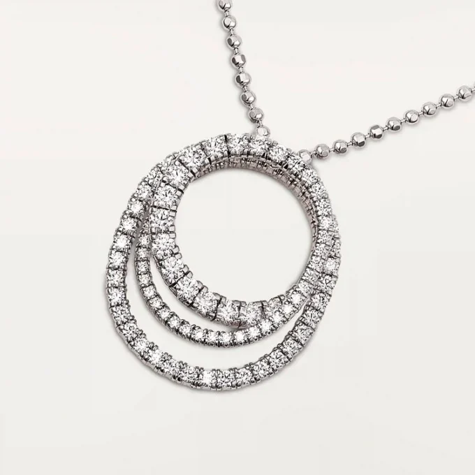 Collar Etincelle De Cartier – Oro blanco, diamantes – Cartier