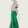 Collar Faune et Flore de Cartier, cuentas de esmeralda, pavé