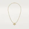 Collar Grain De Café, diamantes
