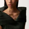 Collar Grain De Café, diamantes