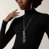 Collar largo Panthere de Cartier, rubí, multiuso, modelo grande, pavé