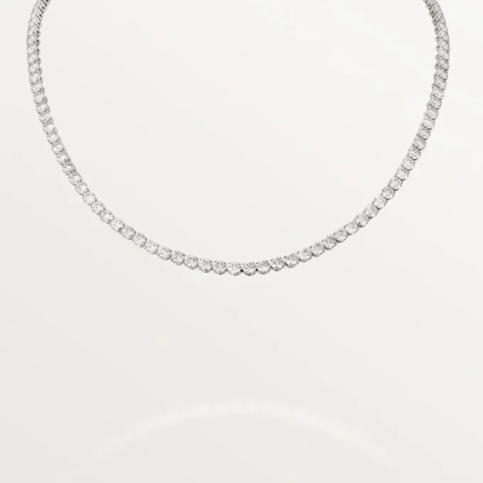 Collar Lignes Essentielles, diamantes de talla brillante