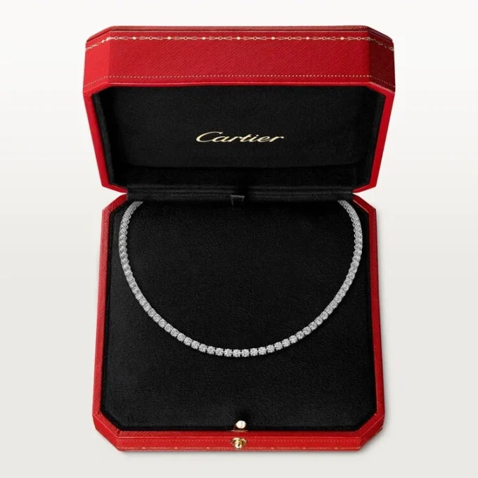 Collar Lignes Essentielles, diamantes de talla brillante