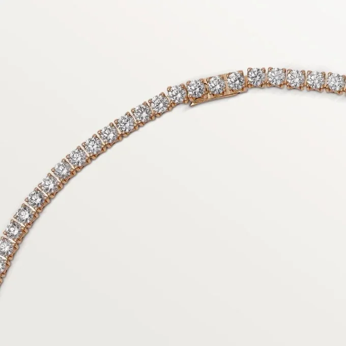 Collar Lignes Essentielles, diamantes de talla brillante