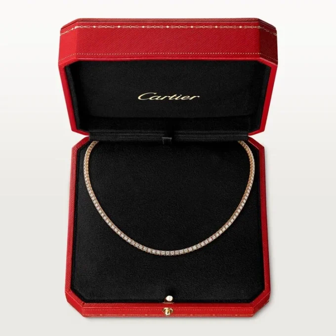 Collar Lignes Essentielles, diamantes de talla brillante