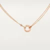 Collar Love, 2 diamantes – Oro rosa, Diamantes – Cartier