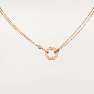 Collar Love, 2 diamantes – Oro rosa, Diamantes – Cartier