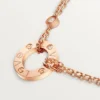 Collar Love, 2 diamantes – Oro rosa, Diamantes – Cartier