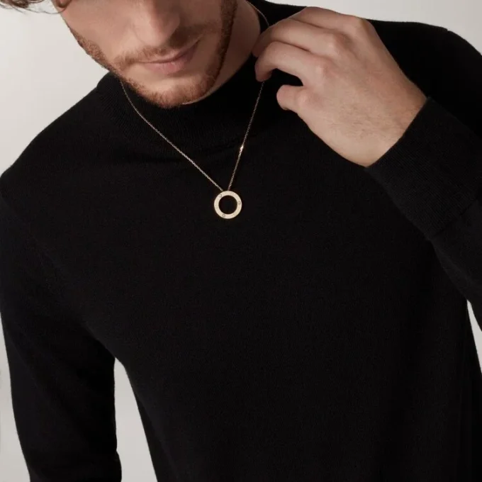 Collar Love, 3 diamantes – Oro amarillo, Diamantes – Cartier