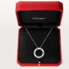 Collar Love, 3 diamantes – Oro blanco, Diamantes – Cartier