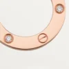 Collar Love, 3 diamantes – Oro rosa, Diamantes – Cartier