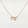 Collar Love, 6 diamantes – Oro rosa, oro blanco, diamantes – Cartier