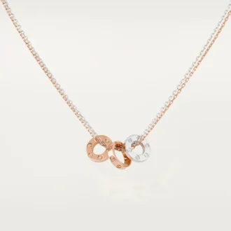 Collar Love, 6 diamantes – Oro rosa, oro blanco, diamantes – Cartier