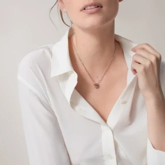 Collar Love, 6 diamantes – Oro rosa, oro blanco, diamantes – Cartier
