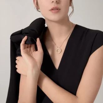 Collar Love, con pavé de diamantes – Oro amarillo, diamantes – Cartier