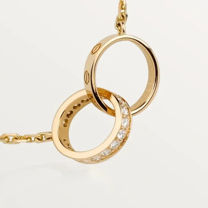 Collar Love, diamantes – Oro amarillo, diamantes – Cartier